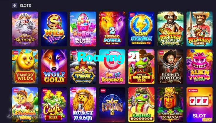 available types of Roaring 21 bet including pre-match live express and system bets