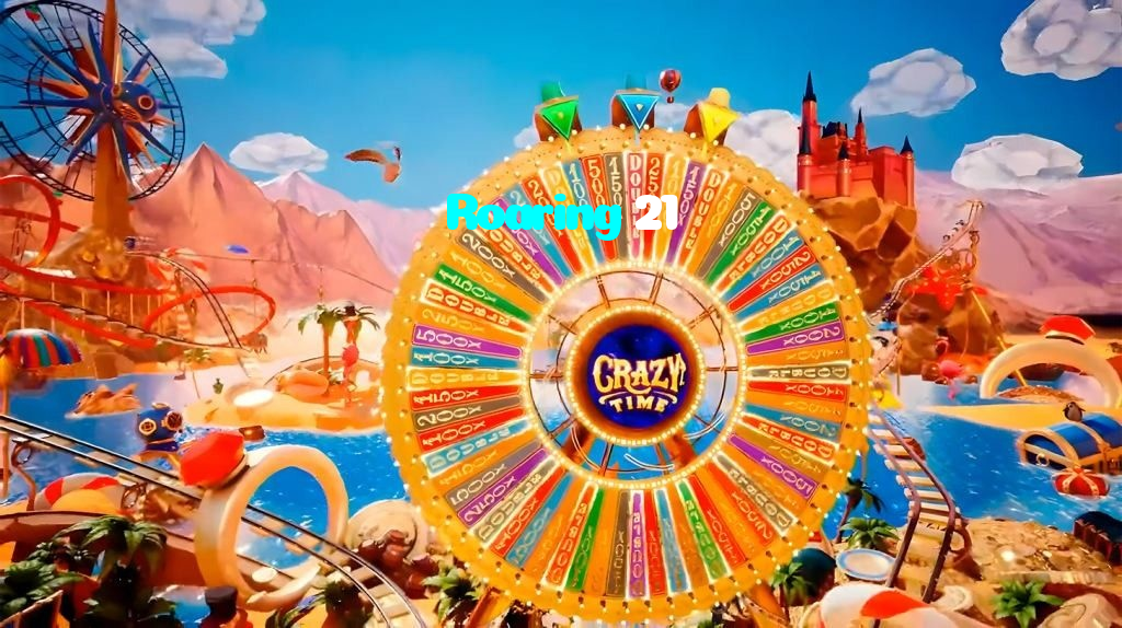 Roaring 21 casino presented on mobile device in Pakistan with slots and live games